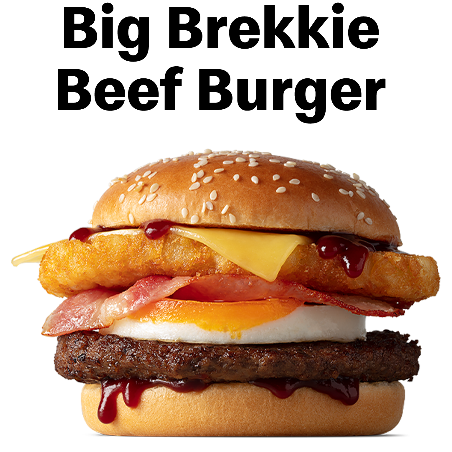 Big Brekkie Beef Burger McDonald's New Zealand